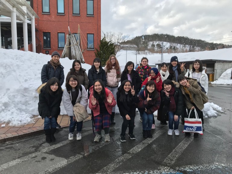 全体写真、到着したときの模様